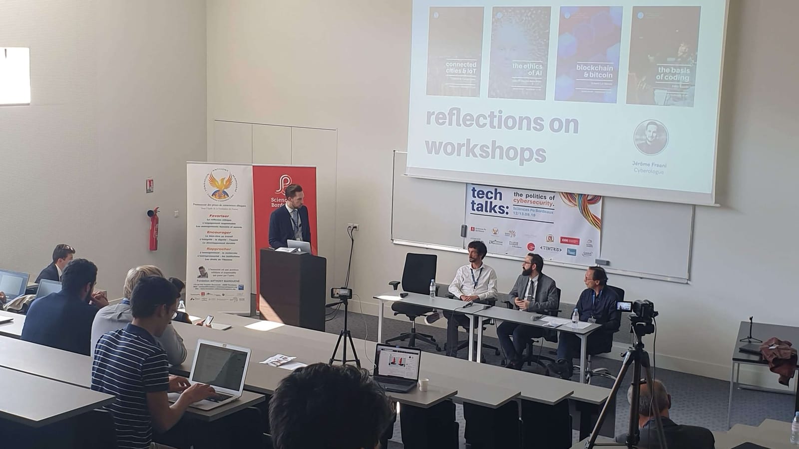 The session "Reflections on Workshops", moderated by Jérôme Freani, at BIICS Tech Talks in Bordeaux